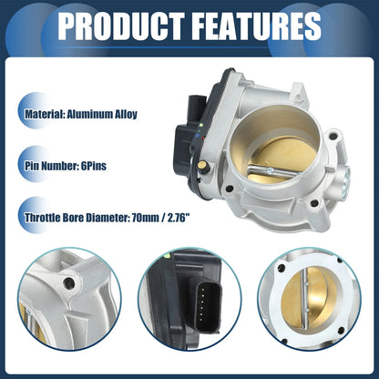 Throttle Body Actuator for Ford E-150 2007-2014, Aluminum Alloy
