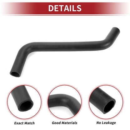 Radiator Hose for Toyota Camry 2.2L (1997-2001) Rubber Black 1 x Piece