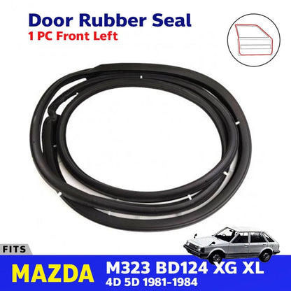 Door Rubber Seal Weatherstrip Front Left Fits MAZDA M323 XG XL BD124 1981-84 D08