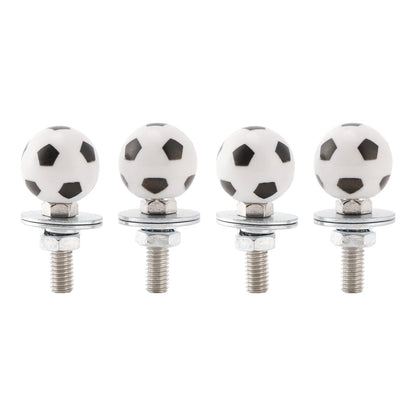4PCS Custom License Plate Screws for Motorcycle, Bike, Trike