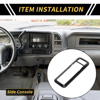 Carbon Fiber Headlight Switch Button Panel Cover for Ford Maverick (22-24)