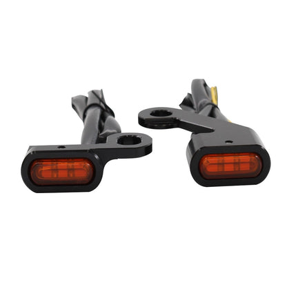 2 x Front Turn Signal Lights for Harley Touring & Softail (2009-2017)