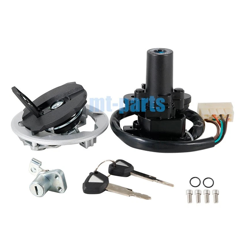 Ignition Switch Fuel Cap Seat Lock for Kawasaki Versys-X 300 (2017-2023)