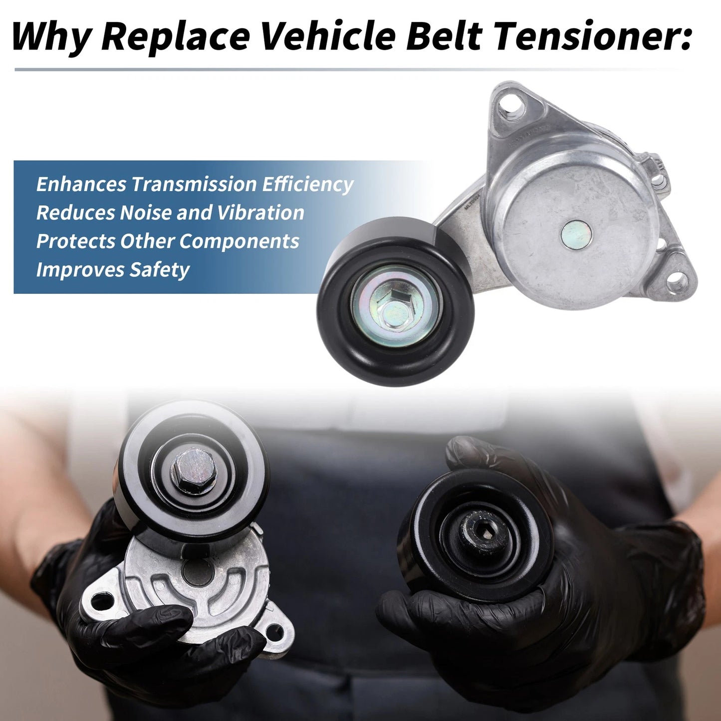 Belt Tensioner for Honda Civic (2016-2024) - Metal 1 Pc