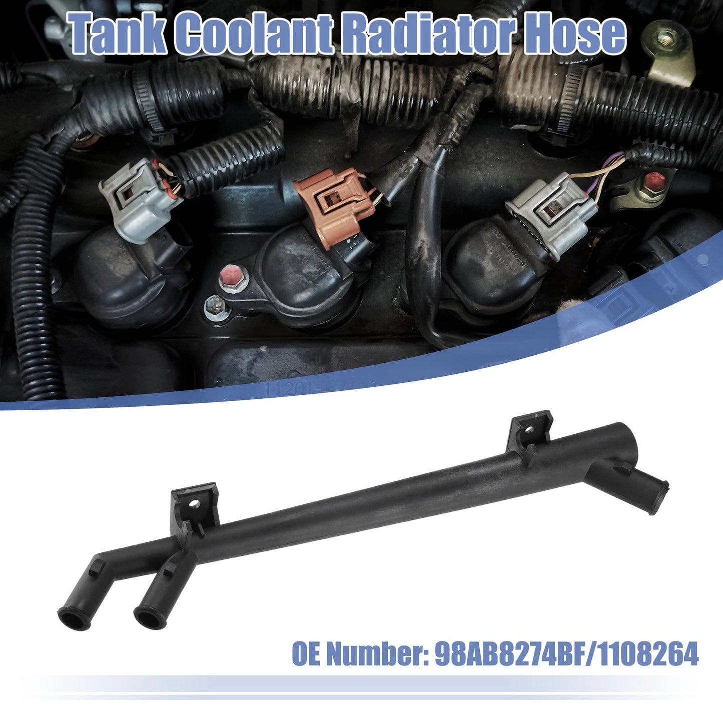Heater Hose Radiator Expansion Tank Pipe for Ford Escape, Focus (2000-2004)
