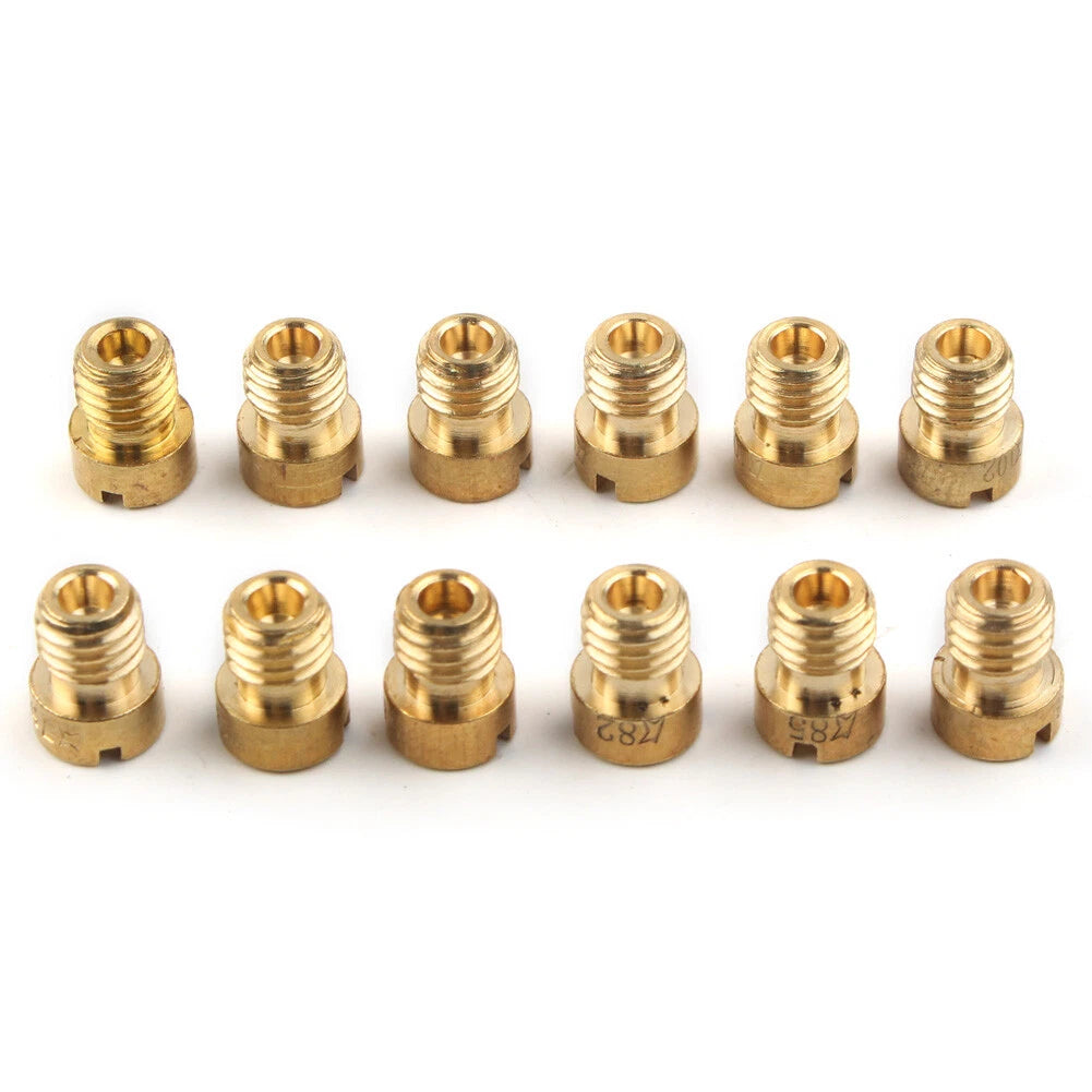 6mm Carburetor Main Jets for Dellorto SHA PHBG (75-102) - 12pcs