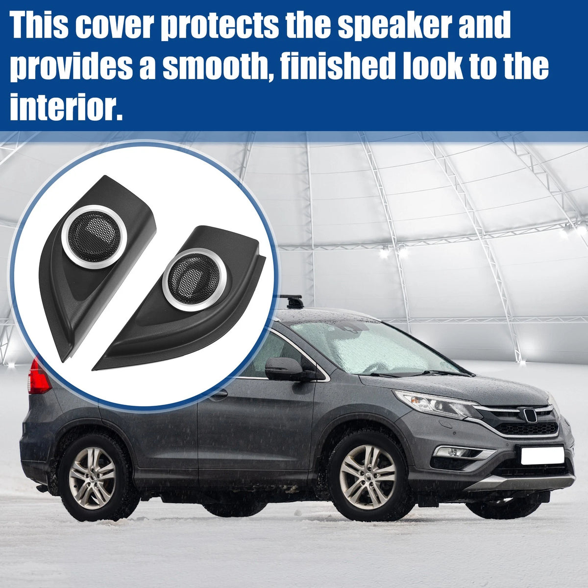 Car Door Tweeter Speaker Panel Cover Trim for Honda City (2014-2019)