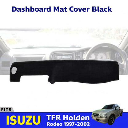 Dash Mat Console Pad Cover Black Fits Isuzu TF TFR Holden Rodeo Pickup 1997-02