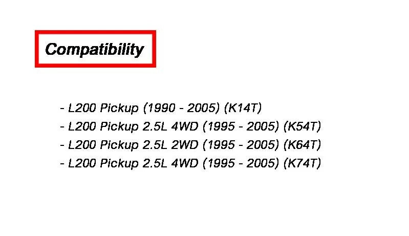Front Oil Seal for Mitsubishi L200 Ute(1990-2004)
