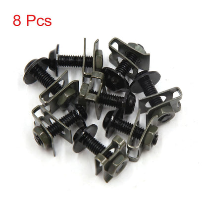 Bolts / 8 x M6 for Motorcycle Sportbike