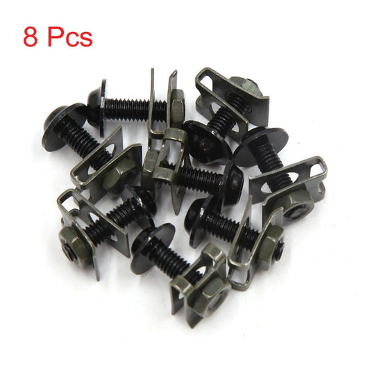 Bolts / 8 x M6 for Motorcycle Sportbike