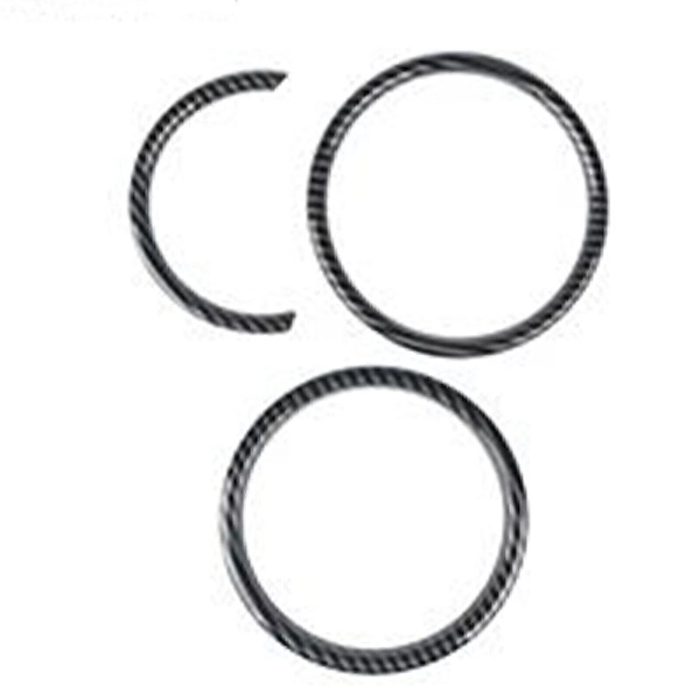 11 x Black Dashboard Ring Covers for BMW MINI Cooper F55 F56 (2014-2023)