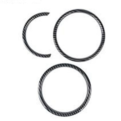 11 x Black Dashboard Ring Covers for BMW MINI Cooper F55 F56 (2014-2023)