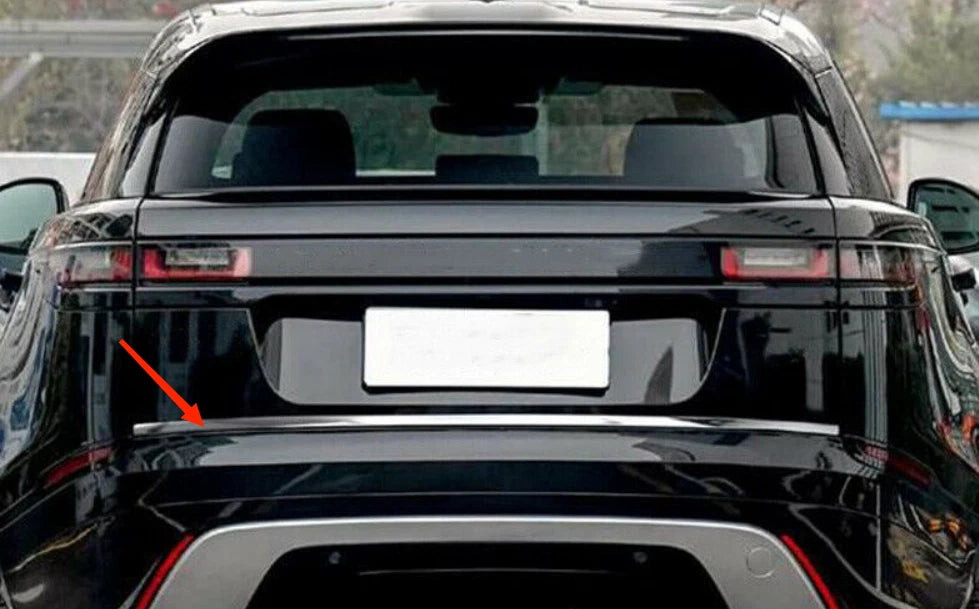Steel Rear Boot Tailgate Lid Cover Trim for Range Rover Velar (2018-2023)