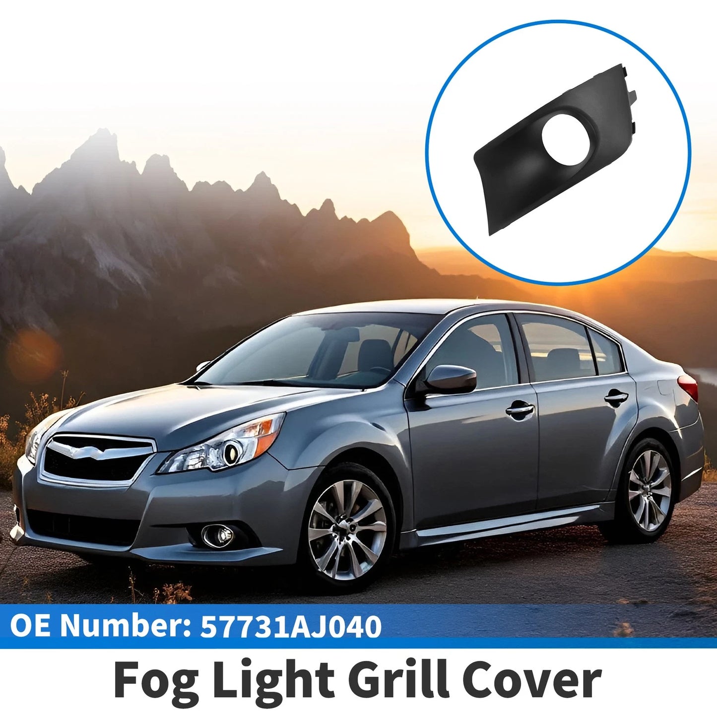 Front Right Fog Light Grill for Subaru Legacy (2010-2014)