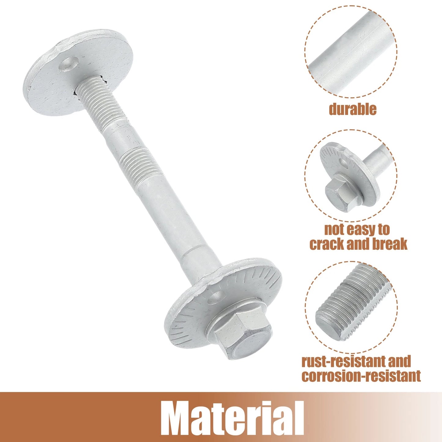 Eccentric Alignment Camber Bolt Set for Toyota FJ Cruiser (2006-2023)