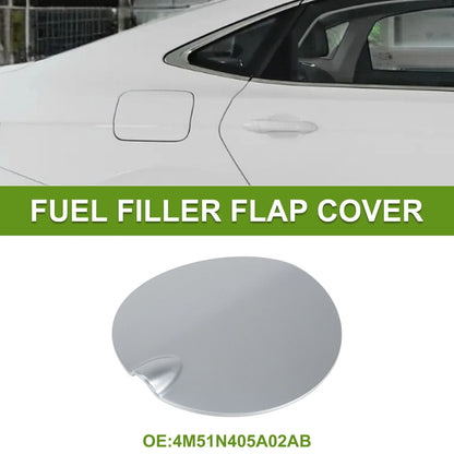 Fuel Tank Door Cap Cover for Ford Focus (2007-2011) Silver Tone