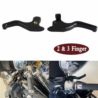 Finger Hand Brake Clutch Levers for Harley Touring Road Glide (2014-2016)