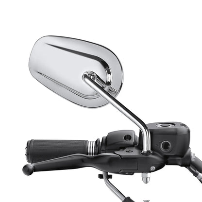 Chrome Rear View Mirrors for Harley Sportster XL 883 1200 Touring Road Glide