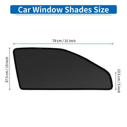 Window Cover for Toyota Yaris Cross Net Driver Passenger Side Black (2020–2024)