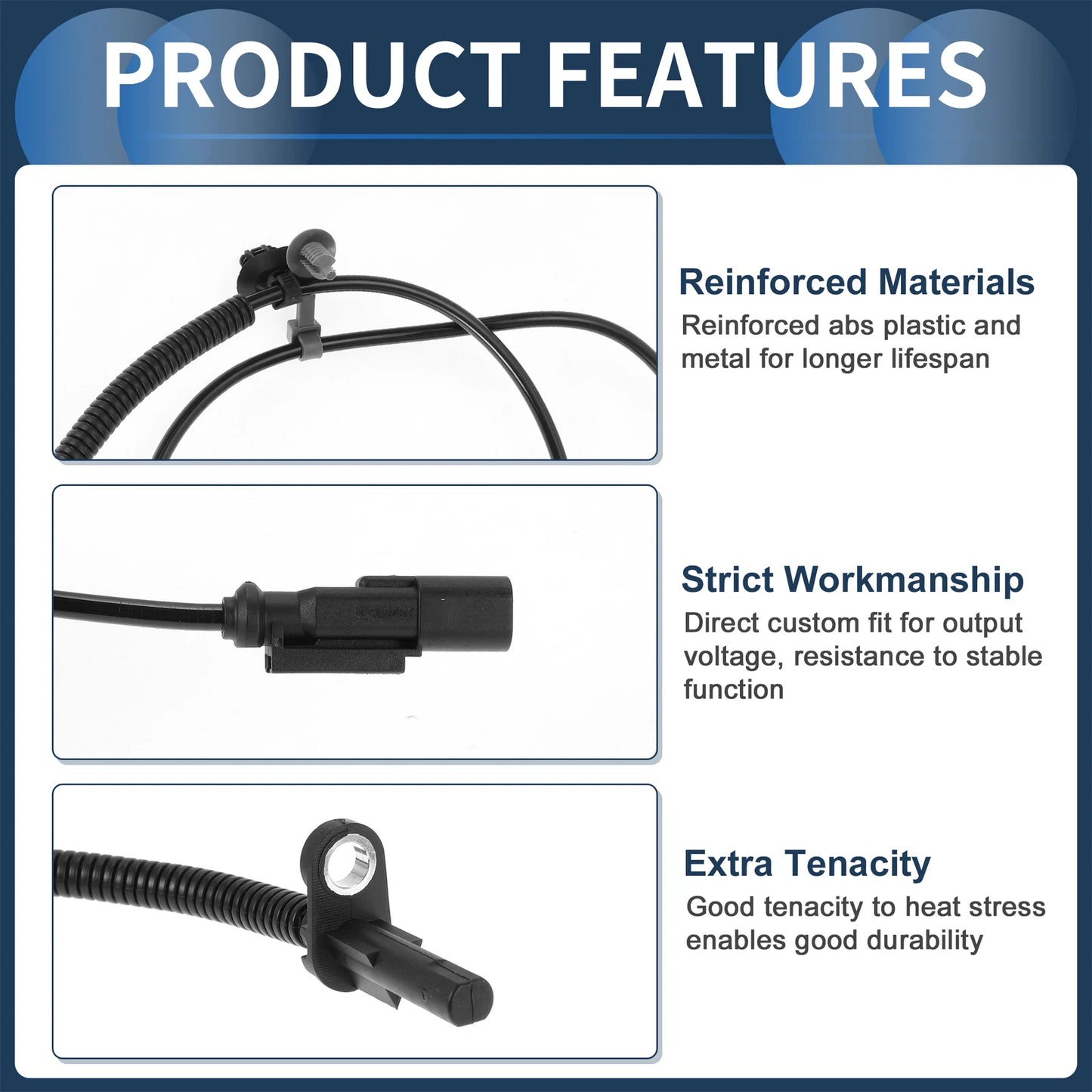 ABS Wheel Speed Sensor for Ford Mustang (2015-2023)