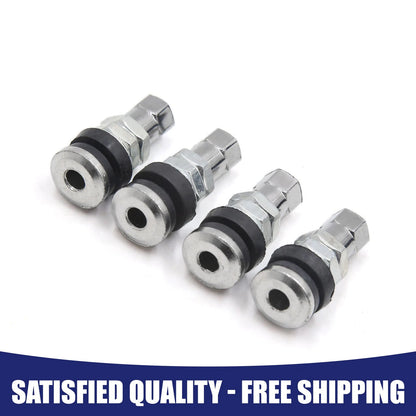 Bolt-in Motorcycle Tubeless Wheel Tire Valve Stem w Dust Cap 4 x for Motorcycle