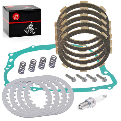 Clutch Friction Steel Plates Kit w/ Gasket for Honda XR200R (1981–2002)