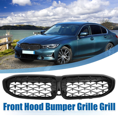 Front Hood Bumper Grille for BMW 330i 330e M340i XDrive G20 (2019-2023)