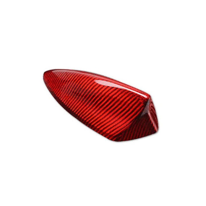 Red Carbon Fiber Shark Roof Antenna Cover Trim For Cadillac ATS CT5 CT6