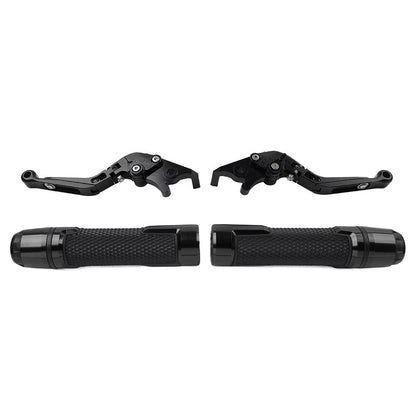 Black Extendable Brake Clutch Levers for Honda CBR125R CBR150R (2004-2023)