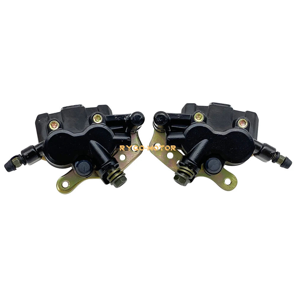 2x Front Calipers & Rotor Disc for Kawasaki Brute Force 650/750