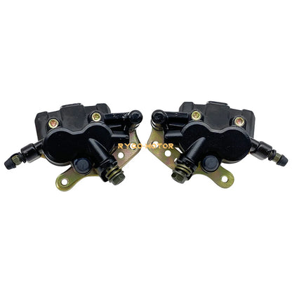 2x Front Calipers & Rotor Disc for Kawasaki Brute Force 650/750
