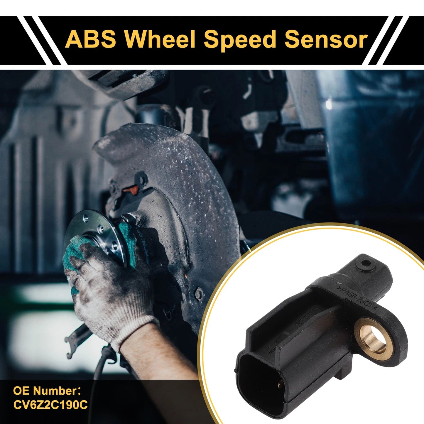 ABS Wheel Speed Sensor for Ford Focus (2012-2018) 1 x Left/Right Rear