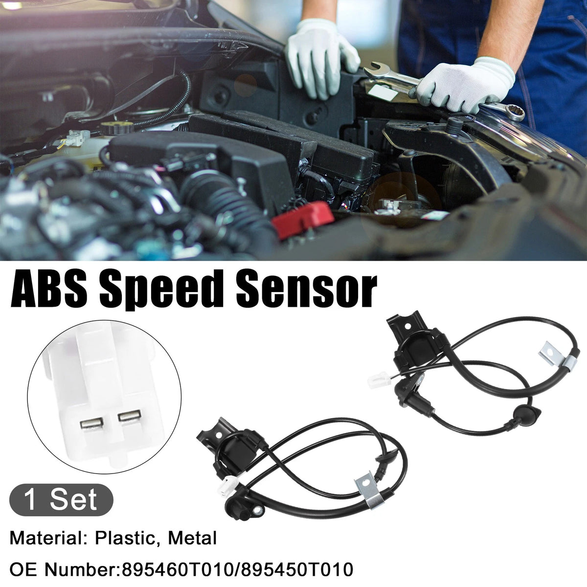 Set  Rear ABS Wheel Speed Sensors for Toyota Venza (2009-2015)