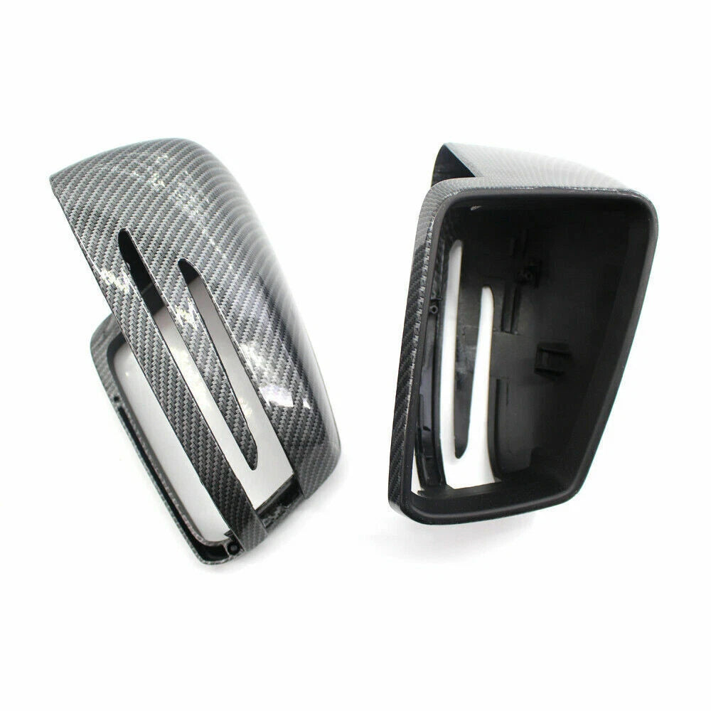 Carbon Fiber Side Wing Mirror Covers for Mercedes W176 W204 C117 W212