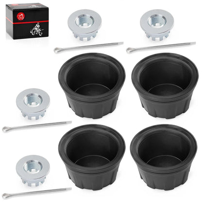 2 x Wheel Center Cap and Nut Pin for Honda TRX300 (1993–2000)