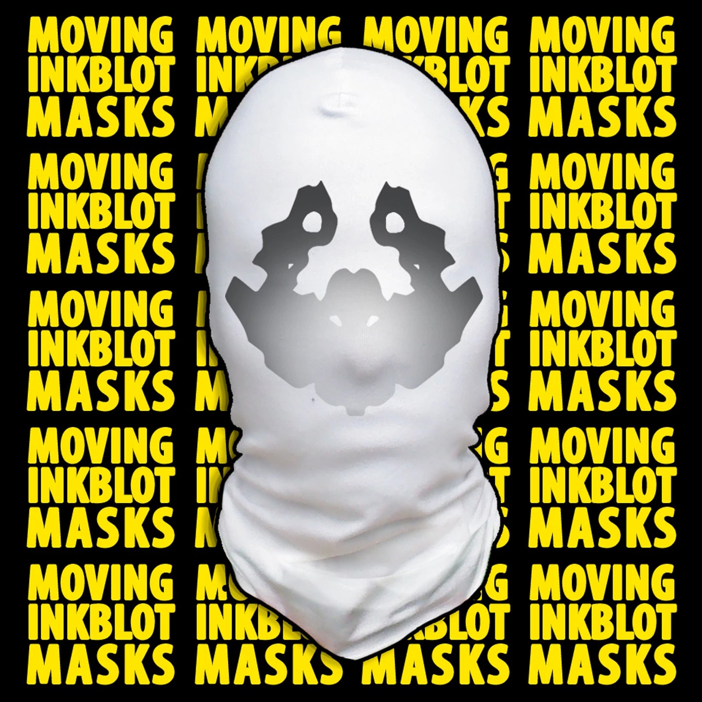 Rorschach Moving Inkblot Mask for Kids - Halloween Costume (Small)