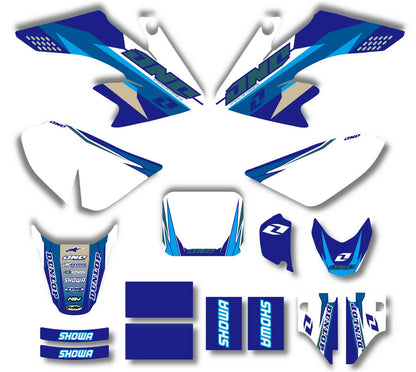 3M Blue Showa Decal Graphics Sticker Kit for CRF50 PIT PRO Trail Dirt Bike