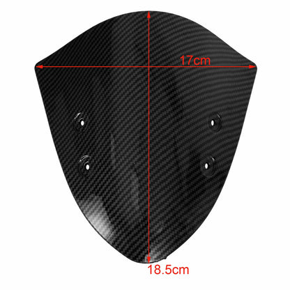 Carbon Fiber Windshield Screen Cover for Kawasaki ER-6N (2006-2016)