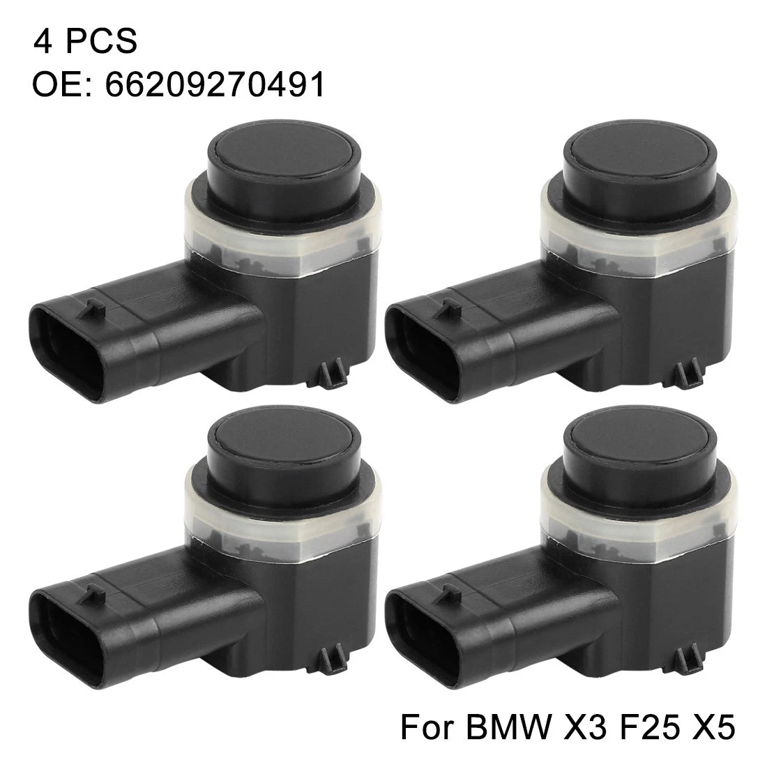 4 x PDC Bumper Reverse Parking Sensors for BMW X3 F25, X5 E70, X6 F07
