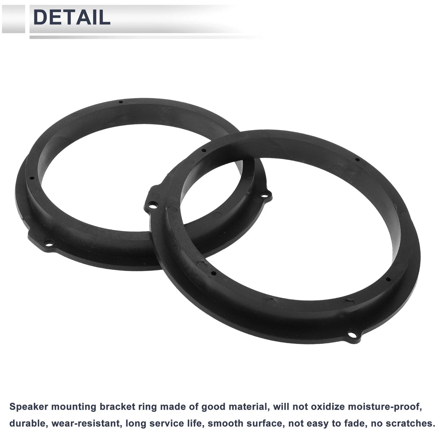 6.5" Speaker Spacer Adapter for Ford Focus  -  Tweeter Rings