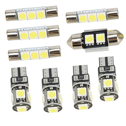 9x White LED Interior Light Bulbs for Toyota Tacoma (2016-2022)