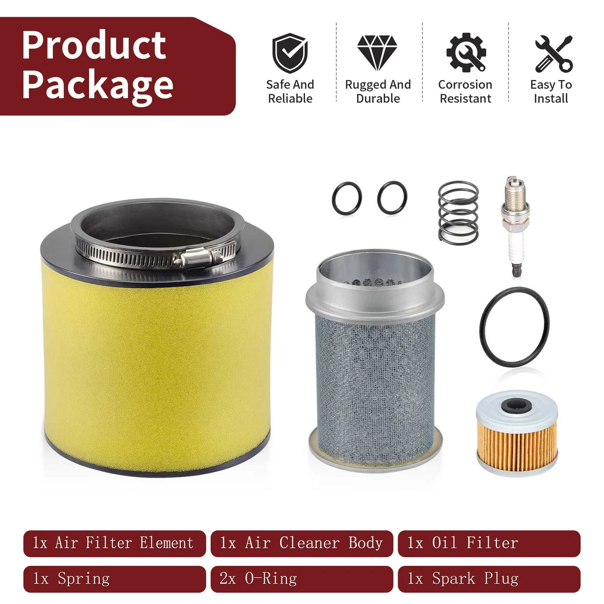 Oil Filter & Air Cleaner Spring for Honda Pioneer 500 (2015-2023)