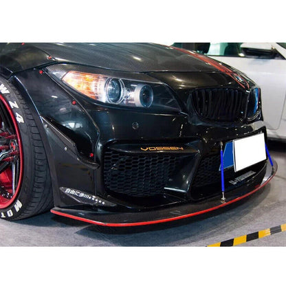 Adjustable 7.9"-11" Front Bumper Lip Splitter Rod Strut Tie Bar Support