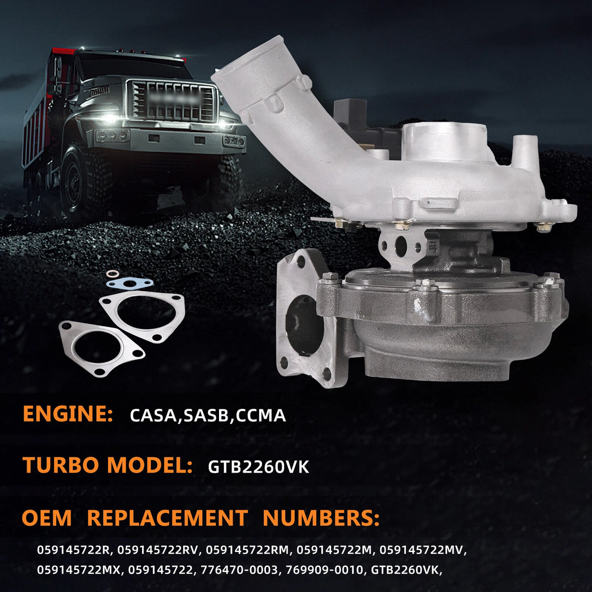GTB2260VK Turbo Charger for Audi A6 Allroad C6 Avant (2005-2011)