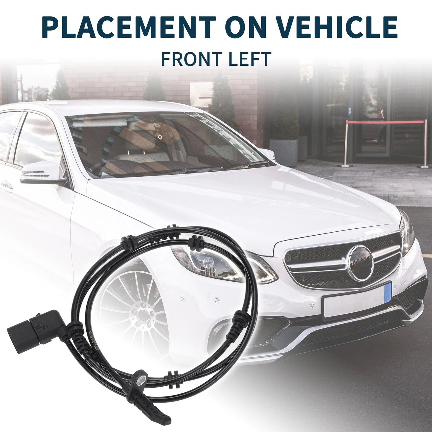 Front Left ABS Wheel Speed Sensor for Mercedes-Benz S550 (2010-2020)