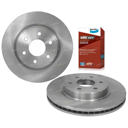 Front Brake Rotors Pads for Nissan Navara D23 NP300 (2015 - 2020)