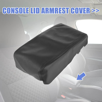 Center Console Lid Armrest Cover for Dodge Charger (2008 - 2010) Black