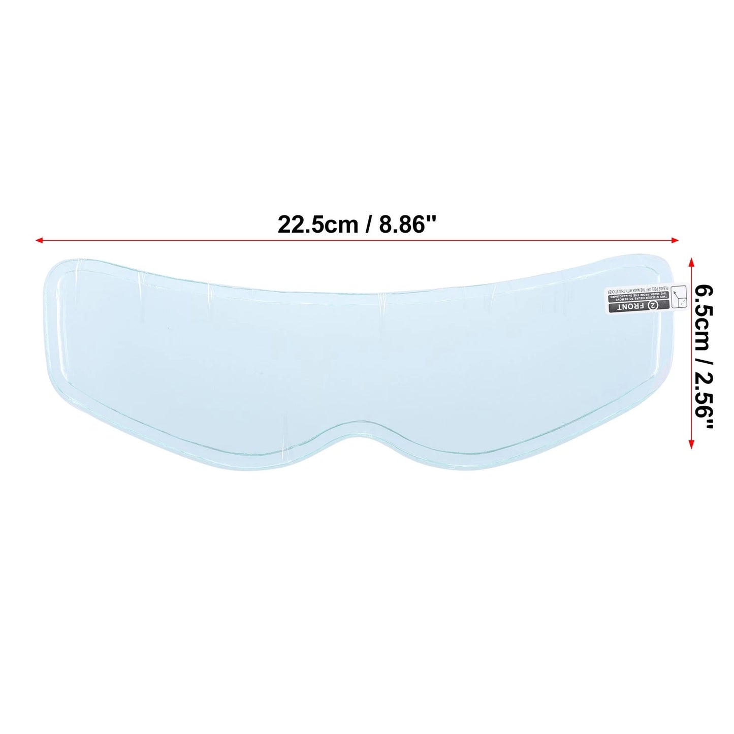 Film 8.86x2.56 Helmet Anti-Fog Lens Sticker for Motorcycle