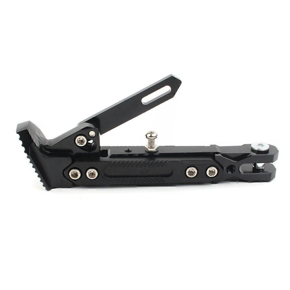 Stainless Steel Adjustable Kickstand for Motorcycles - Non-Slip Side Support